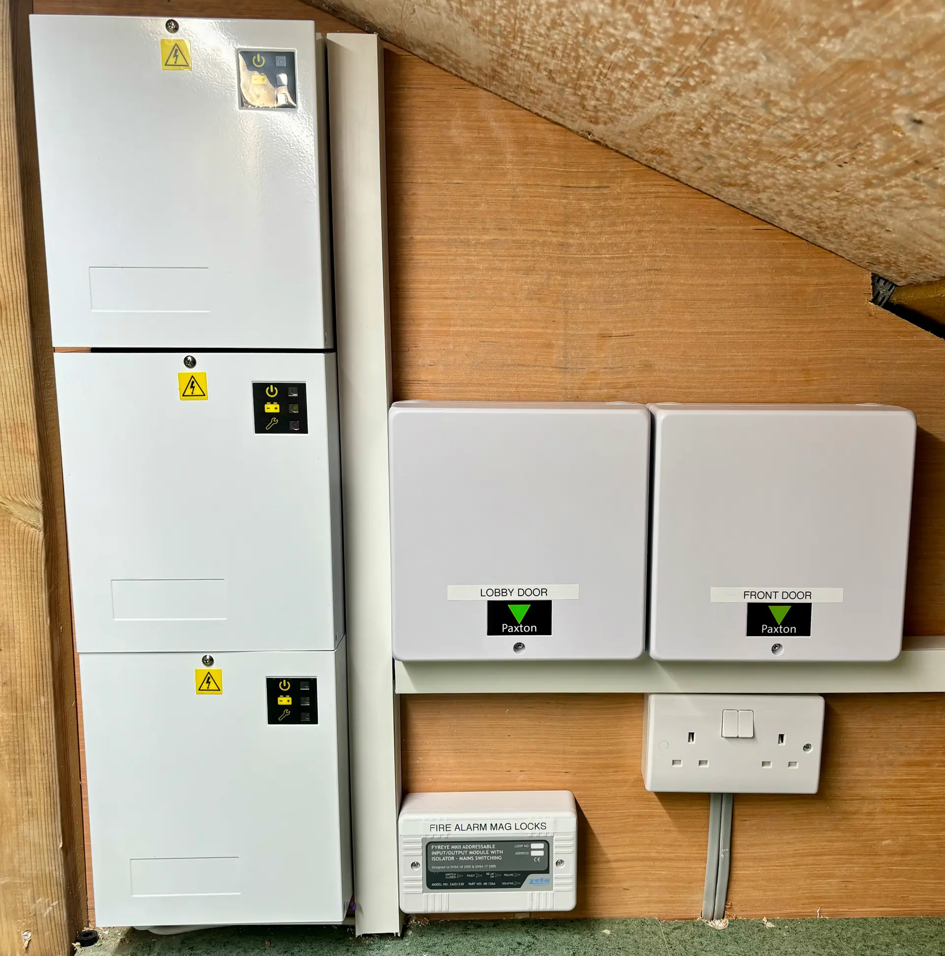 Paxton Access Control with Fire Interface for Door Unlocking
